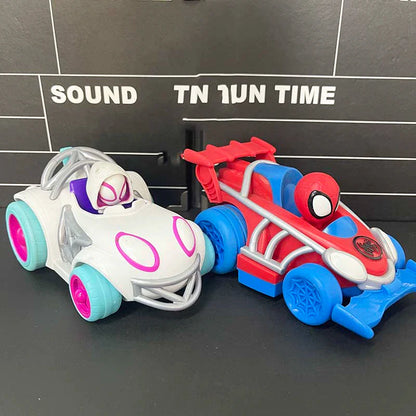 New Marvel Spider-Man Black Panther Warrior Inertia Scooter Doll