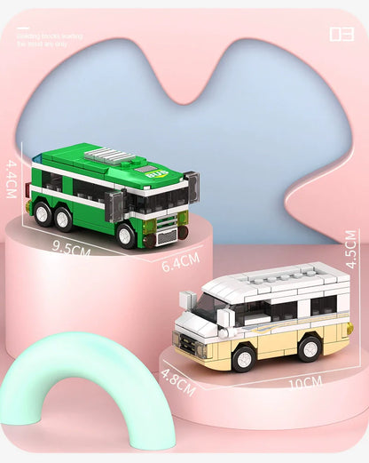 City Vehicle Series Building Blocks Fire Truck