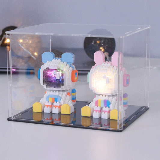 Outer Space Astronauts Assemble Educational Building Blocks