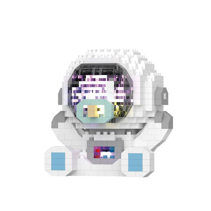 Outer Space Astronauts Assemble Educational Building Blocks