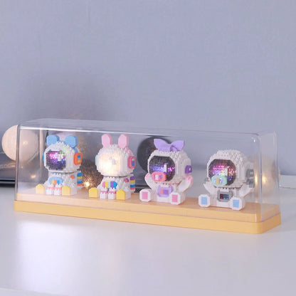 Outer Space Astronauts Assemble Educational Building Blocks