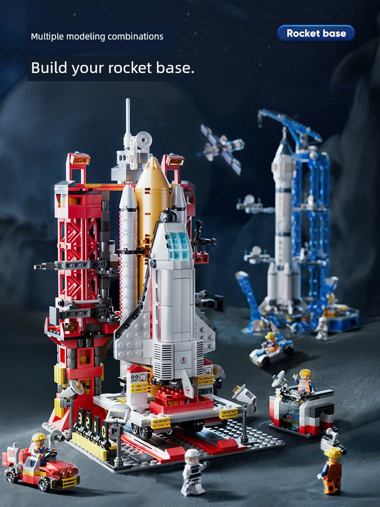 Kids Toys 2023 New Arrival Space Shuttle Rocket Building Blocks