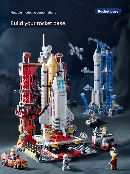 Kids Toys 2023 New Arrival Space Shuttle Rocket Building Blocks