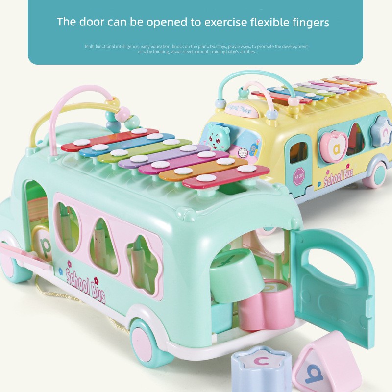 Seven-Tone Xylophone Piano Toddlers