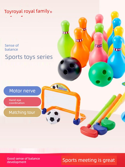 0407TA Toyroyal Bowling Kindergarten Boy Toy