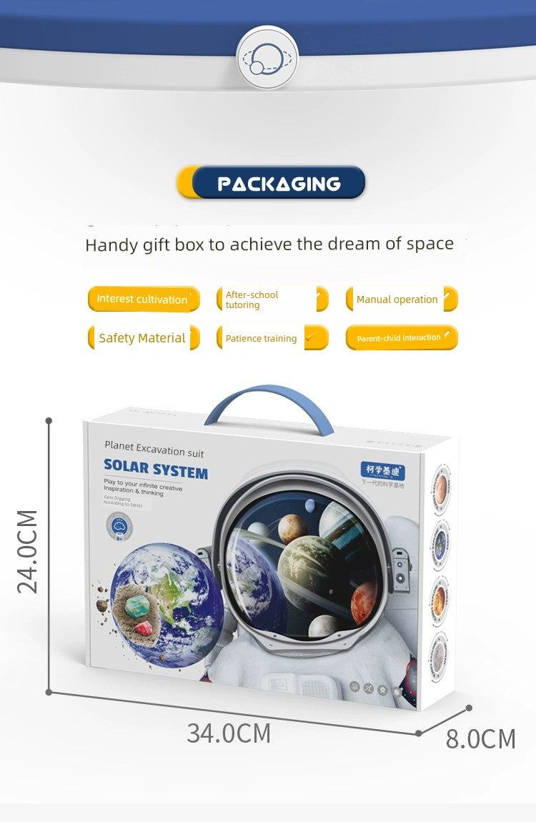 Kids Solar System Toys Handmade Scientific Experiment