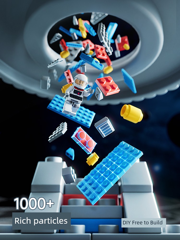 Kids Toys 2023 New Arrival Space Shuttle Rocket Building Blocks
