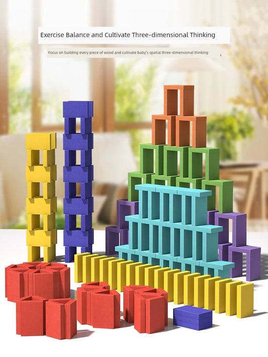 Rainbow Dominoes Kids Intellectual Brain Toys