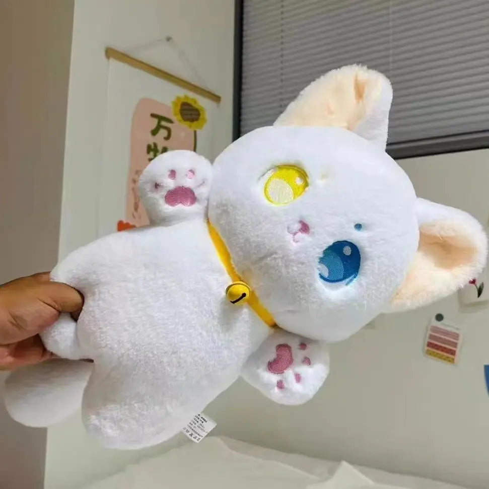 Black and White Cat Plush Toy