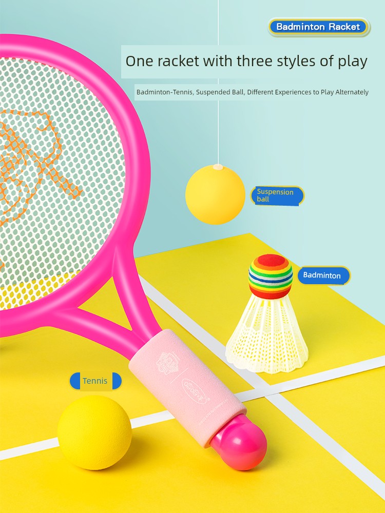 0407TA Hahaqiu Paw Patrol 2-Year-Old Toddler Badminton Racket