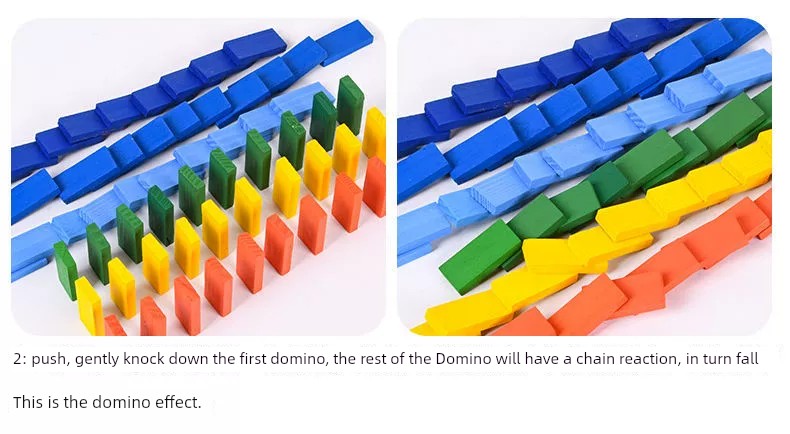 Rainbow Dominoes Kids Intellectual Brain Toys