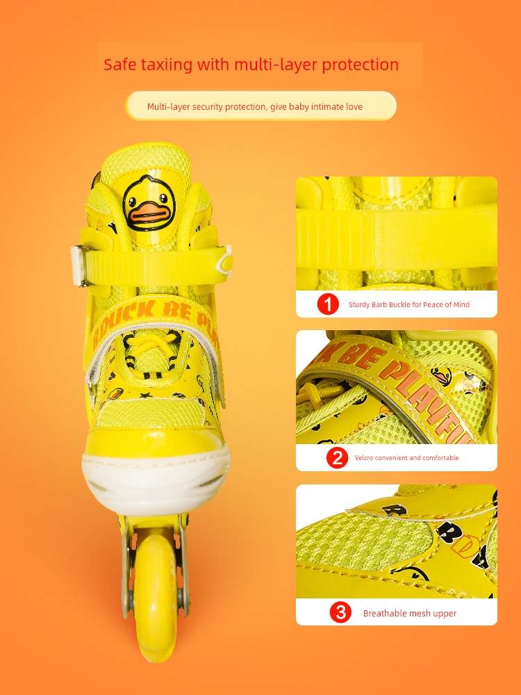 Duck Small Yellow Duck Roller Skates