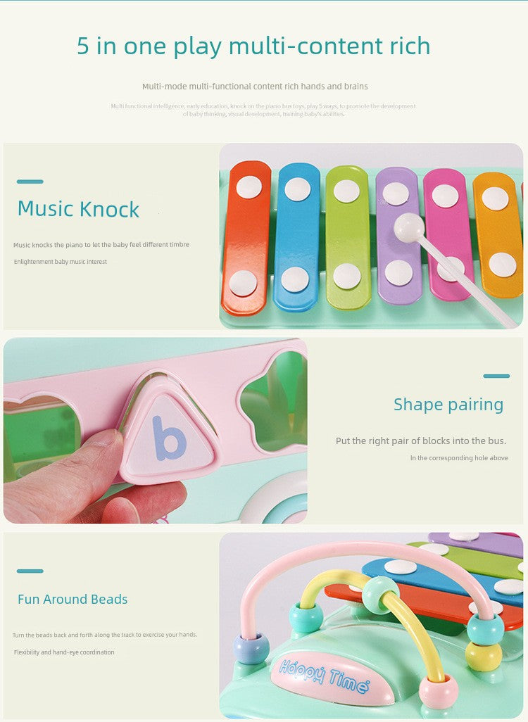 Seven-Tone Xylophone Piano Toddlers
