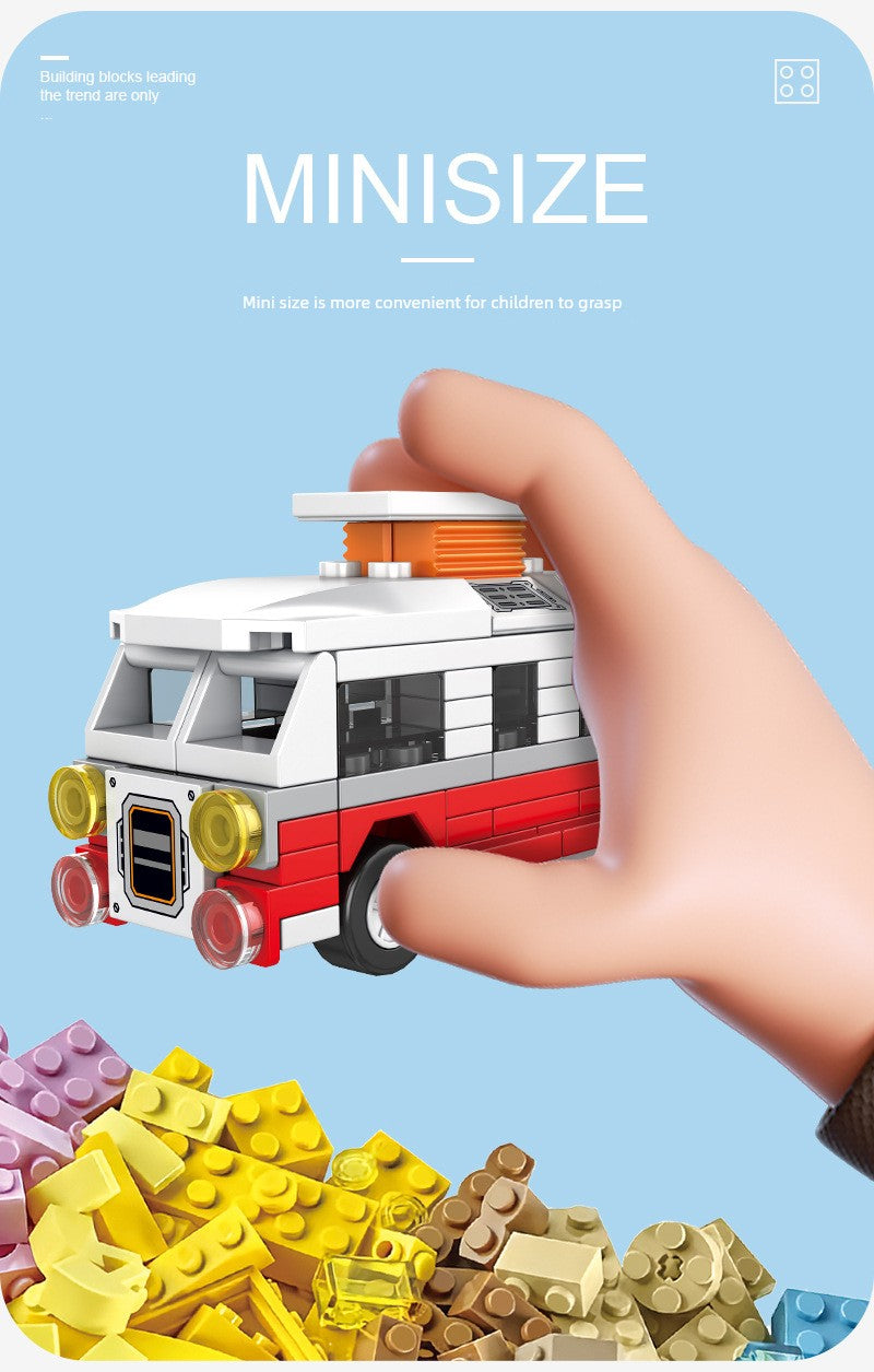 City Vehicle Series Building Blocks Fire Truck