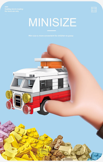 City Vehicle Series Building Blocks Fire Truck