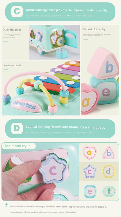 Seven-Tone Xylophone Piano Toddlers