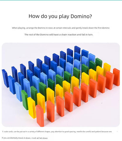Rainbow Dominoes Kids Intellectual Brain Toys