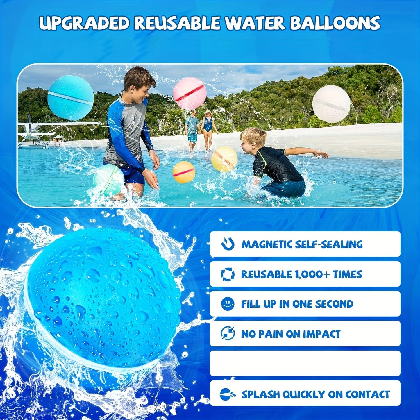 Reusable Water Balloons for Kids